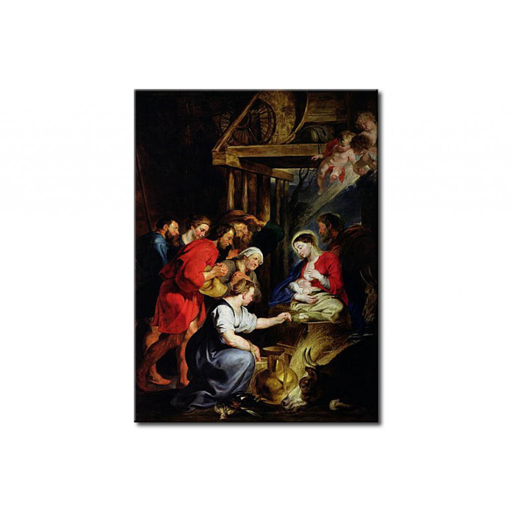 Schilderij  Peter Paul Rubens: Adoration Of The Shepherds
