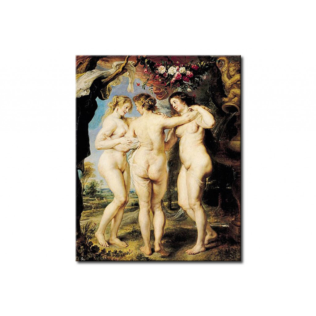 Schilderij  Peter Paul Rubens: The Three Graces