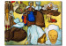 Wandbild Bretonische Frauen auf der Wiese 52354