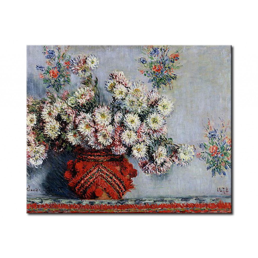 Schilderij  Claude Monet: Chrysanthemums