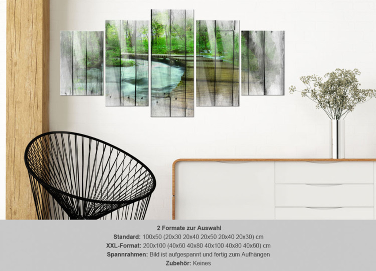 Acrylic Print Forest of Secrets [Glass] 92554 additionalImage 7