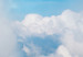 Carta da parati Finestra futuristica - paesaggio montano con nuvole e effetto 3D 97954 additionalThumb 4