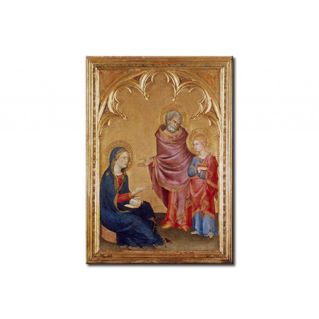 Schilderij  Simone Martini: The 12yearold Jesus In The Temple