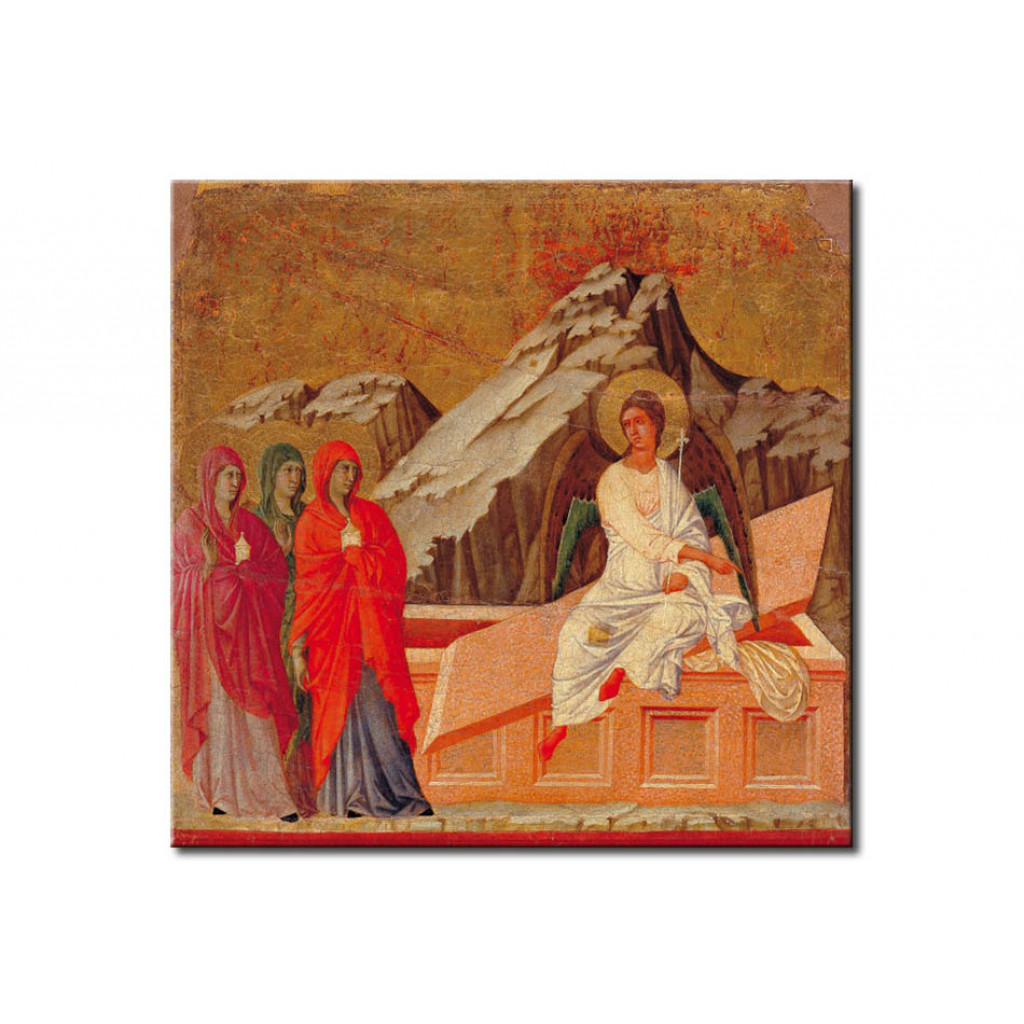 Schilderij  Duccio Di Buoninsegna: The Three Marys At The Tomb