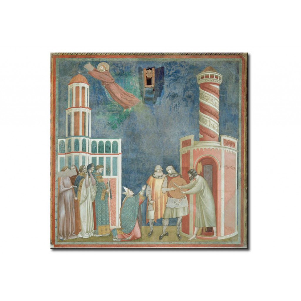 Schilderij  Giotto Di Bondone: The Freeing Of The Heretic Peter