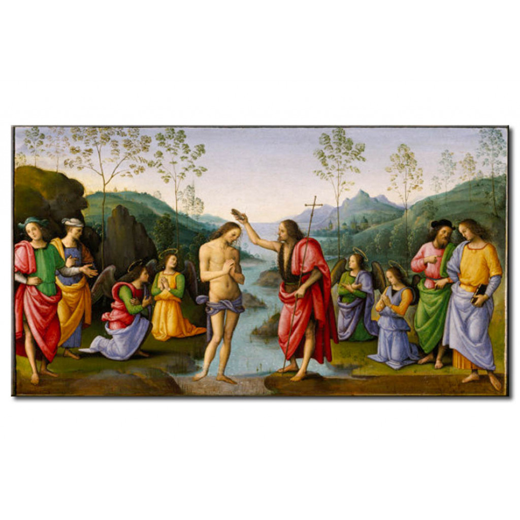 Schilderij  Pietro Perugino: Baptism Of Christ
