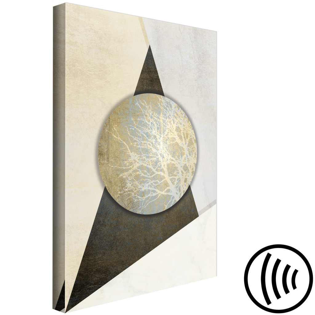 Schilderij  Abstract: Geometric Simplicity (1 Part) Vertical