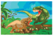 Paint by Number Kit Dinosaurs fight 114464 additionalThumb 7