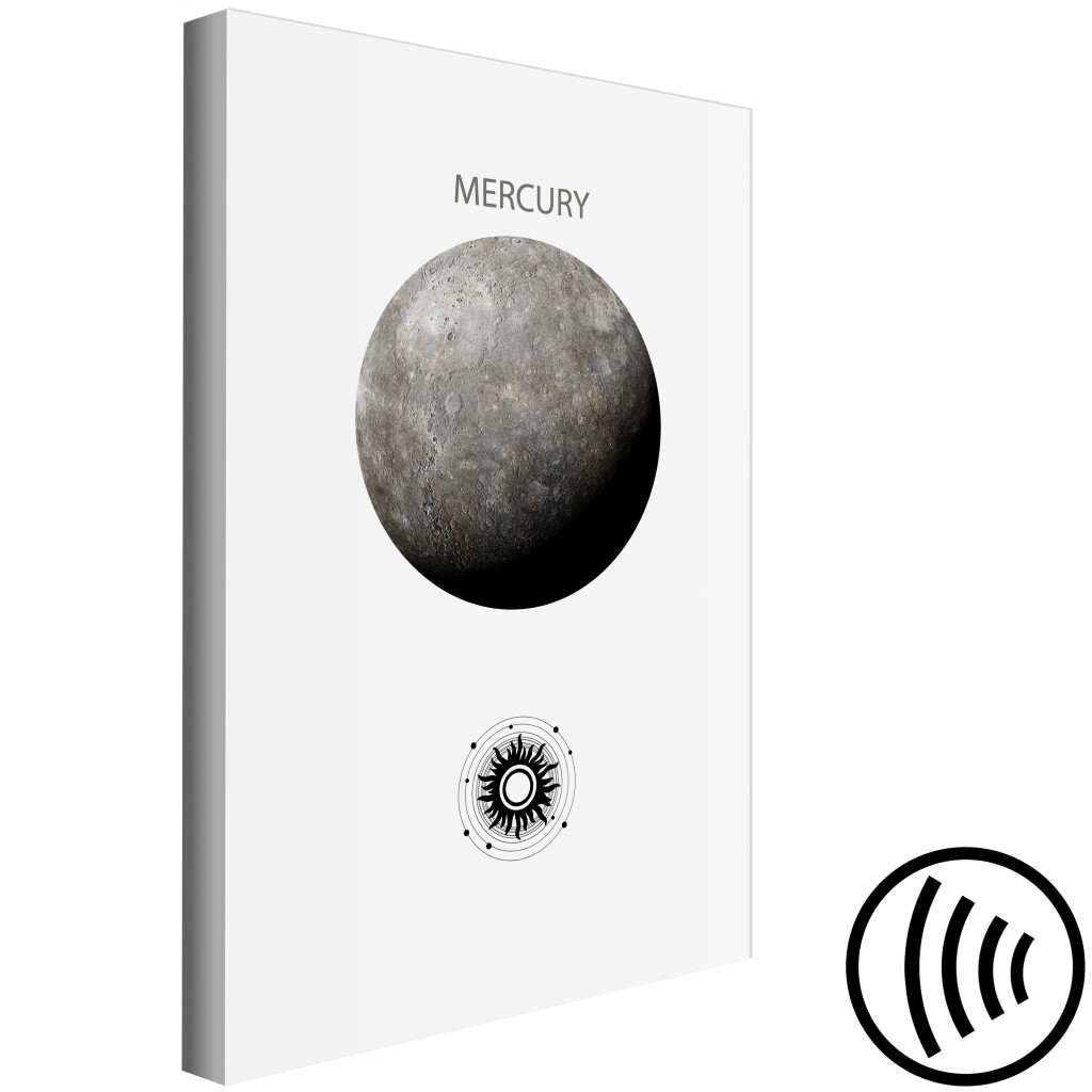 Schilderij  Landschappen: Mercury II - The Smallest Of The Planets Of The Solar System