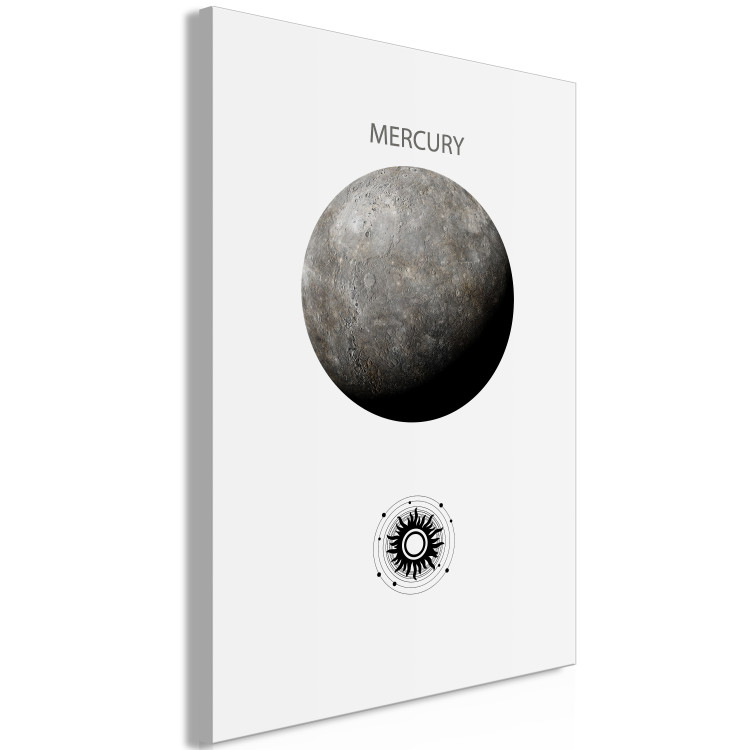 Canvas Art Print Mercury II - The Smallest of the Planets of the Solar System 146464 additionalImage 2