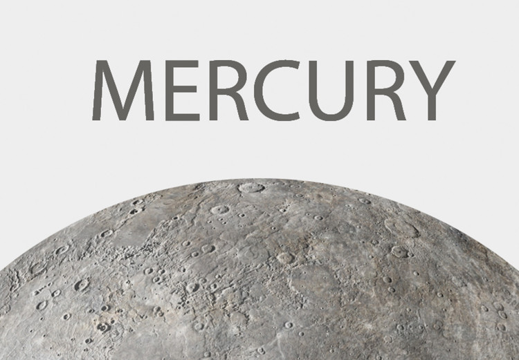 Canvas Art Print Mercury II - The Smallest of the Planets of the Solar System 146464 additionalImage 4