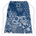 Worek plecak Kwiatowa mozaika - kompozycja w odcieniach niebieskiego i bieli 147464 additionalThumb 2