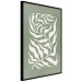 Wall Poster Plant on a Sage Background - Abstract Leaves Inspired by Matisse 150064 additionalThumb 5