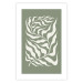 Wall Poster Plant on a Sage Background - Abstract Leaves Inspired by Matisse 150064 additionalThumb 23
