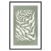 Wall Poster Plant on a Sage Background - Abstract Leaves Inspired by Matisse 150064 additionalThumb 24