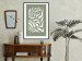 Wall Poster Plant on a Sage Background - Abstract Leaves Inspired by Matisse 150064 additionalThumb 14