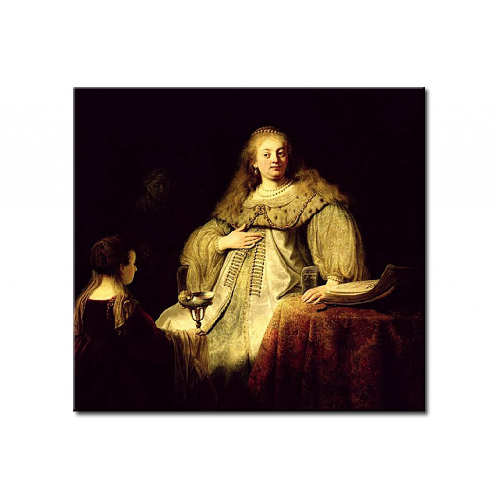 Schilderij  Rembrandt: Artemisia