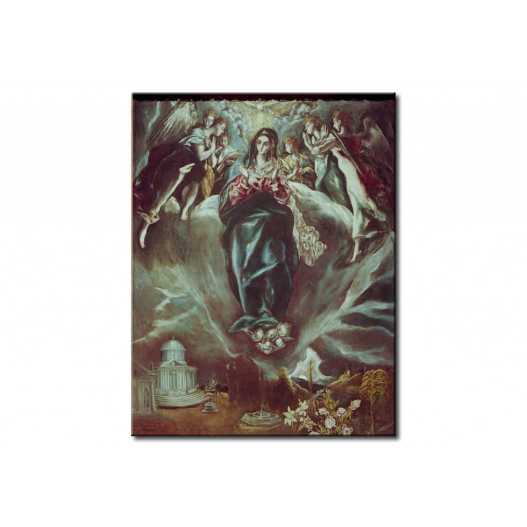 Reprodução Da Pintura Famosa Maria Immaculata