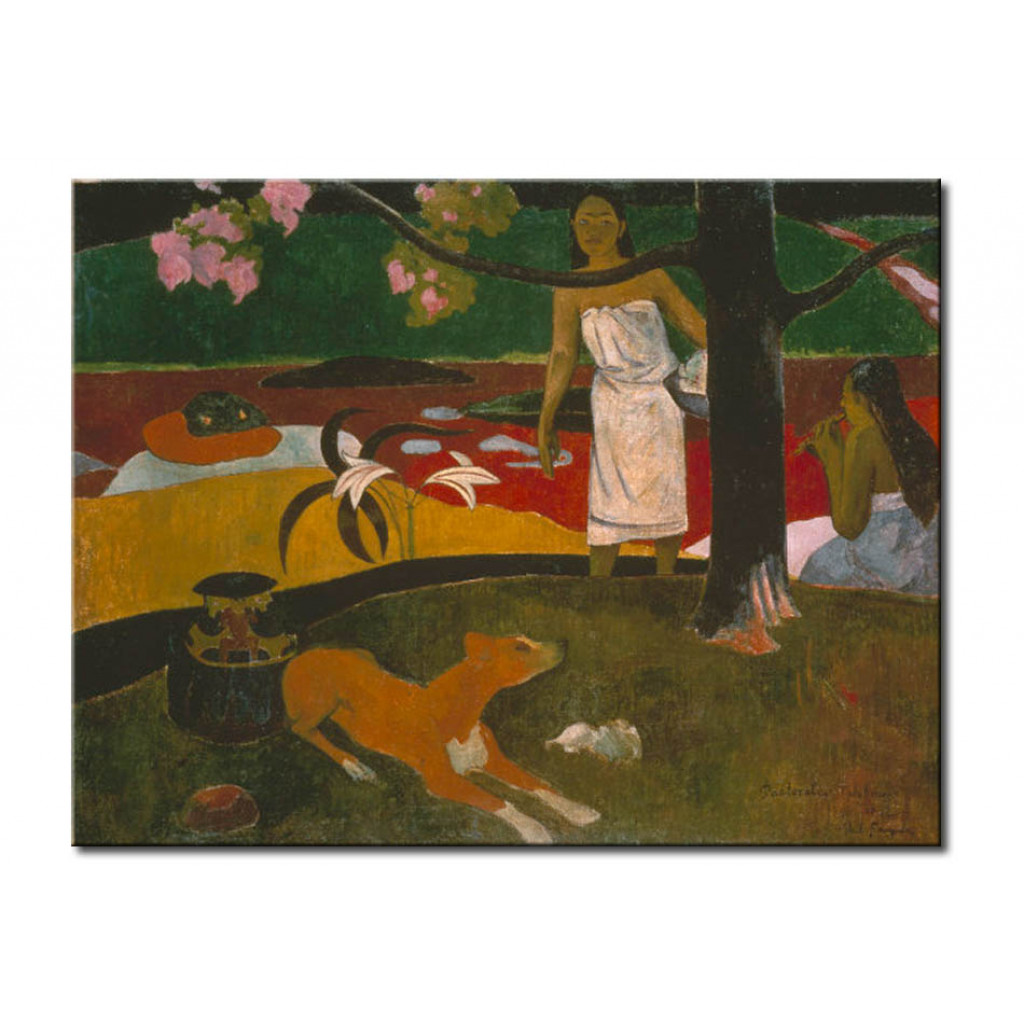 Schilderij  Paul Gauguin: Pastorales Tahitiennes