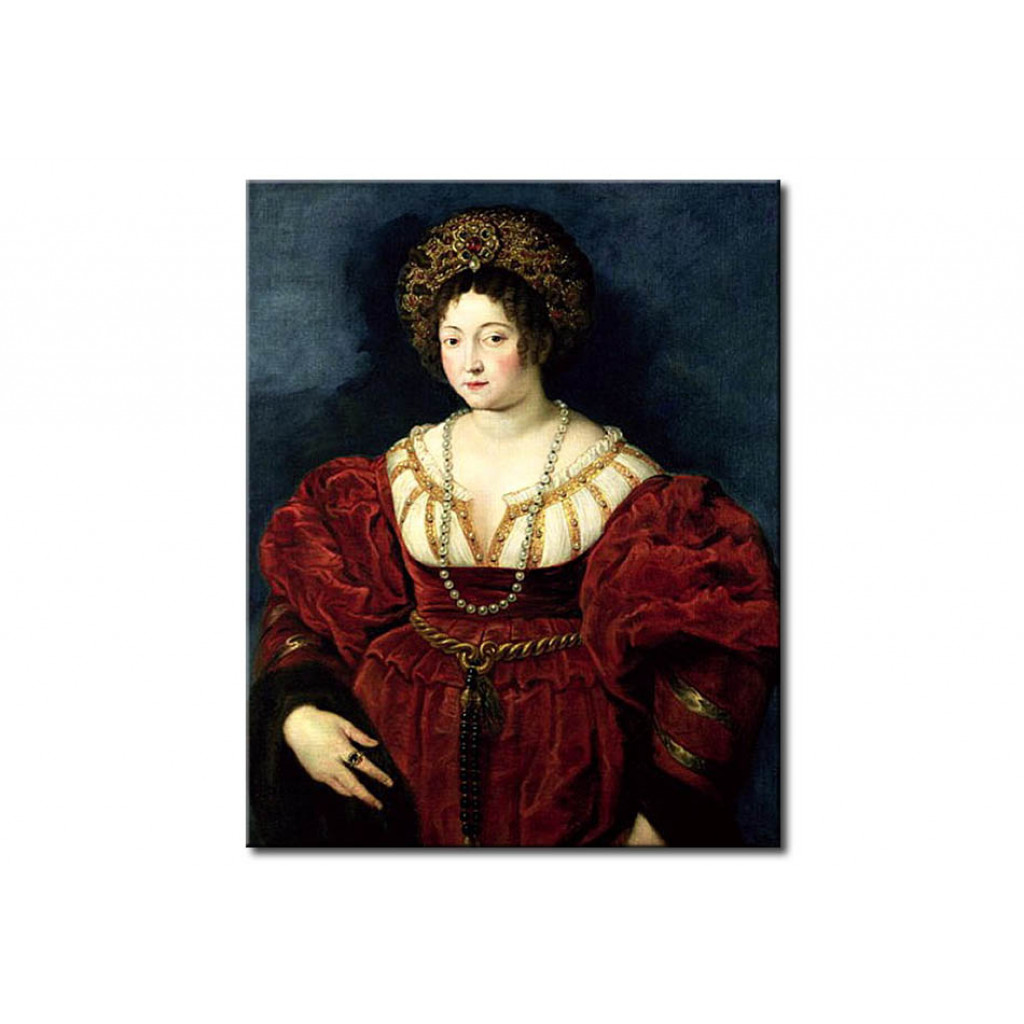 Schilderij  Peter Paul Rubens: Posthumous Portrait Of Isabella D'Este, Marchioness Of Mantua