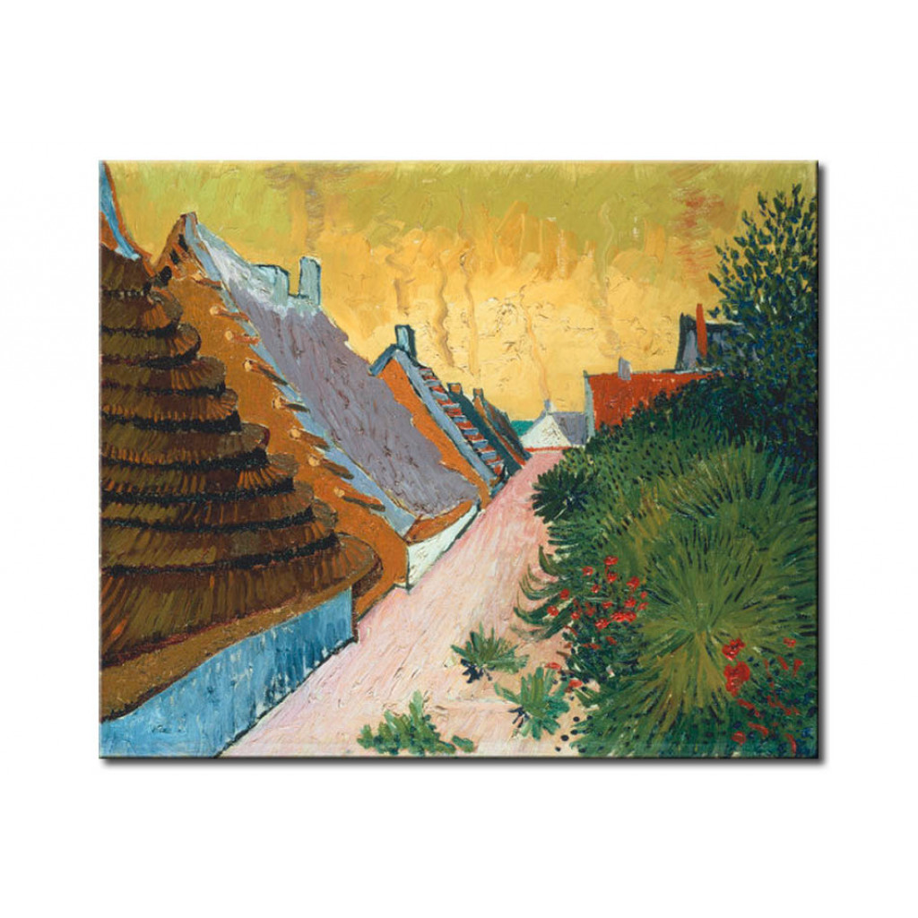 Schilderij  Vincent Van Gogh: Road In Saintes-Maries
