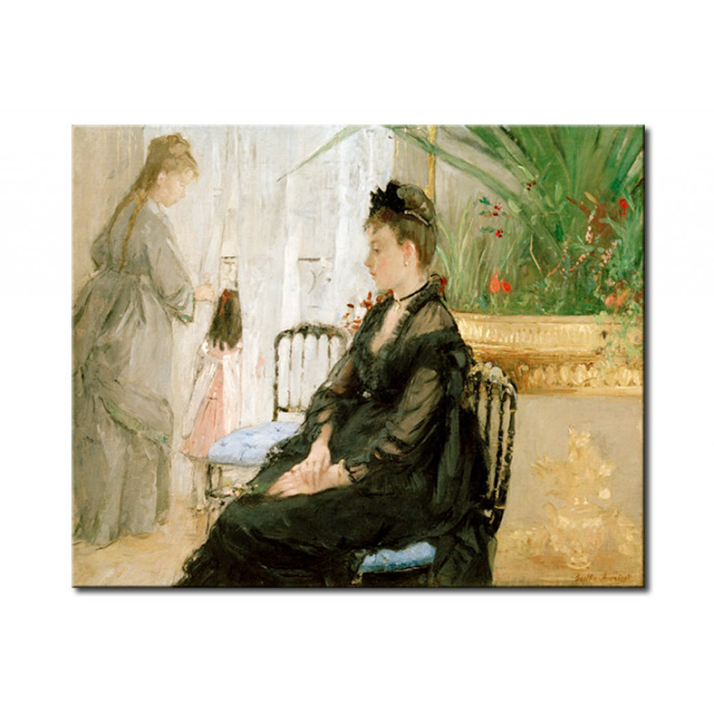 Schilderij  Berthe Morisot: Intérieur
