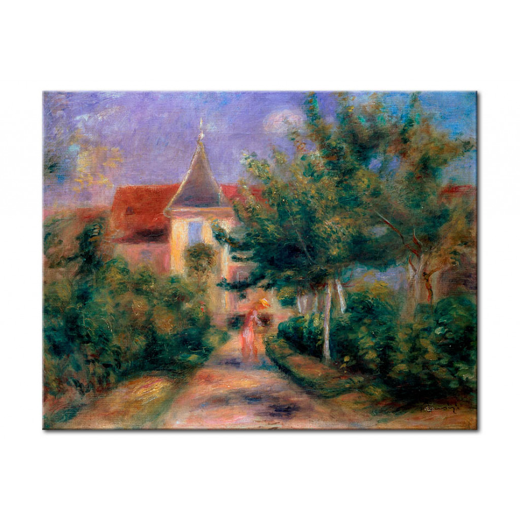 Reprodução Do Quadro Renoir's House At Essoyes