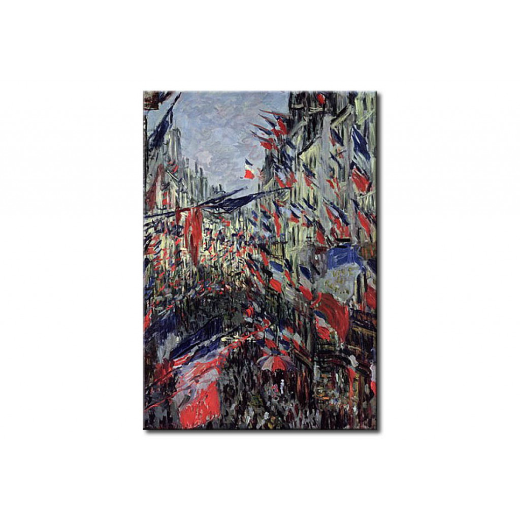Schilderij  Claude Monet: The Rue Saint-Denis, Celebration Of June