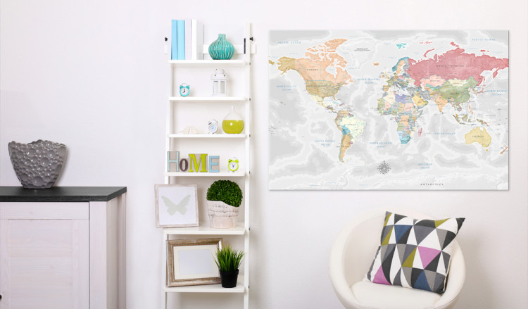 Tablero decorativo en corcho World Map: Dream Travel [Cork Map] 97364 additionalImage 3