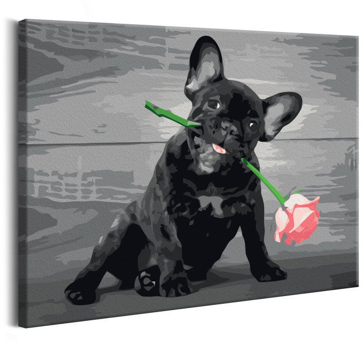 Paint by Number Kit Dog With A Rose 107174 additionalImage 5