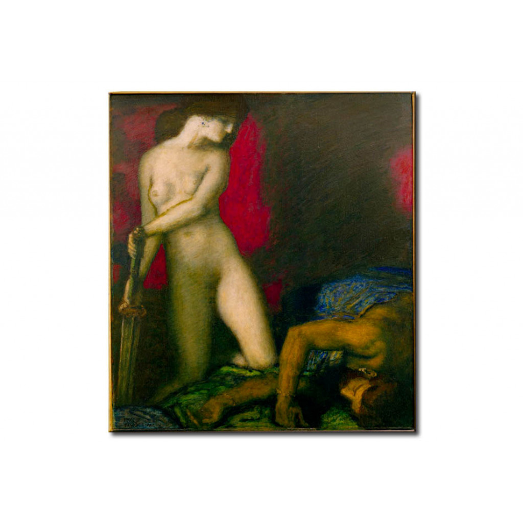 Schilderij  Franz Von Stuck: Judith And Holofernes