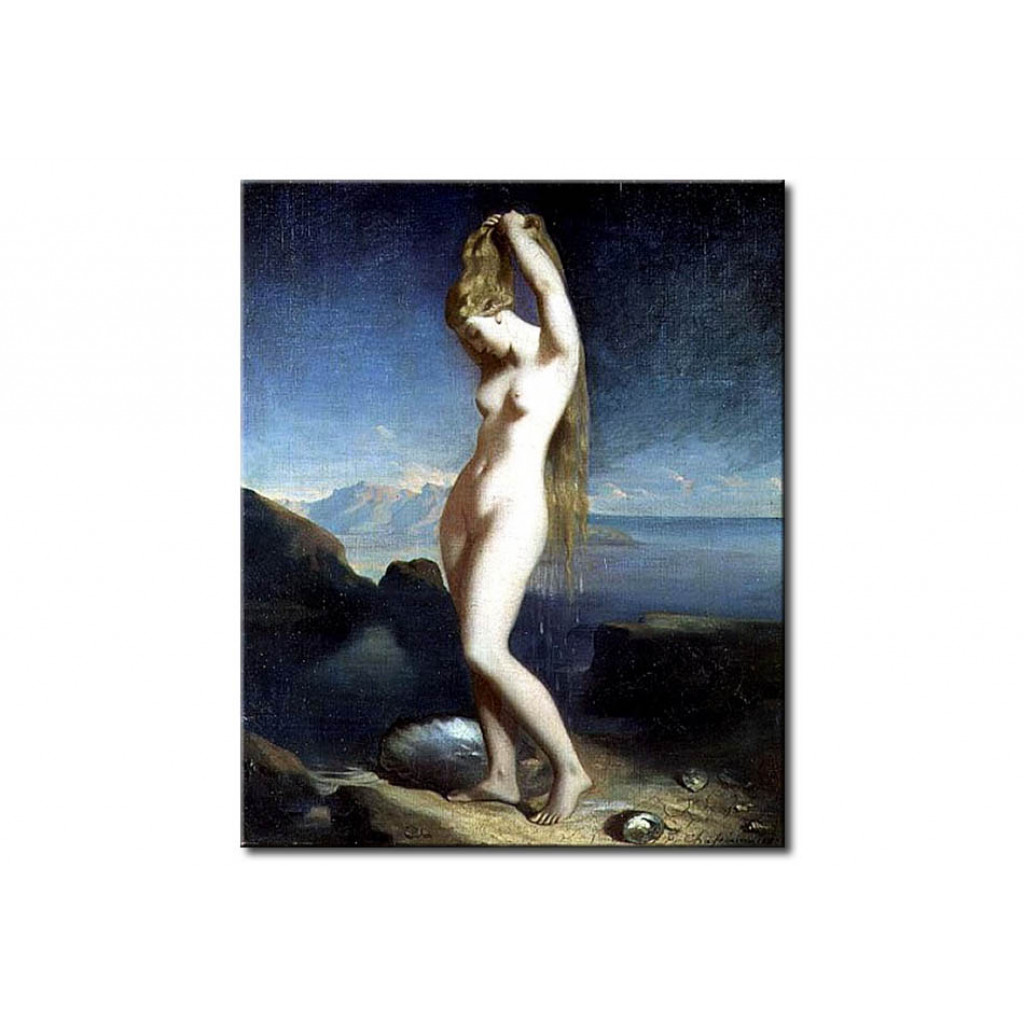 Schilderij  Théodore Chassériau: Venus Anadyomene, Or Venus Of The Sea