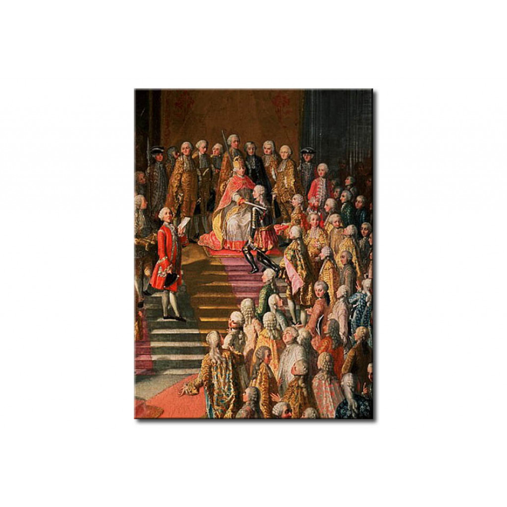 Schilderij  Martin Van Meytens: The Investiture Of Joseph II