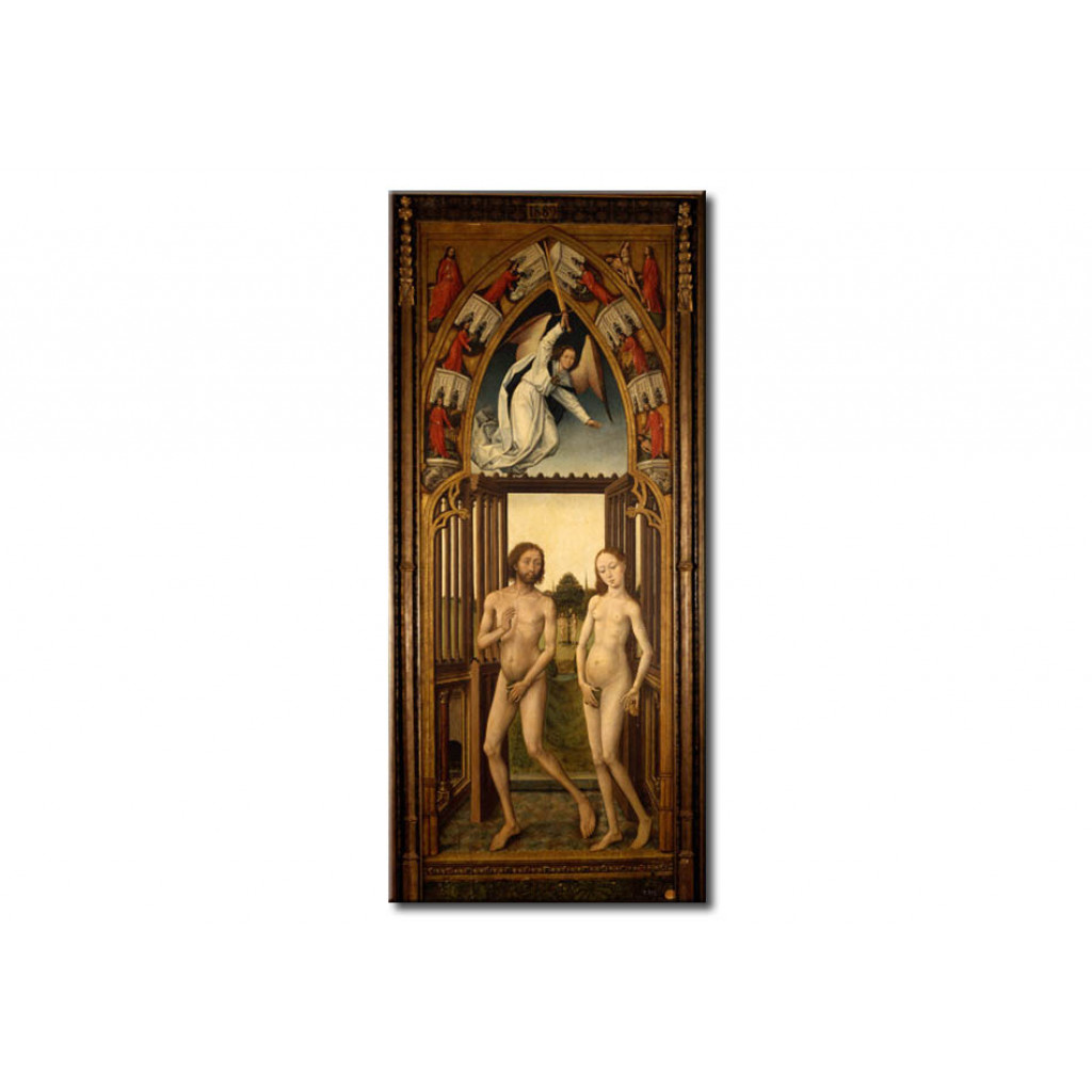 Schilderij  Rogier Van Der Weyden: Expulsion From Paradise