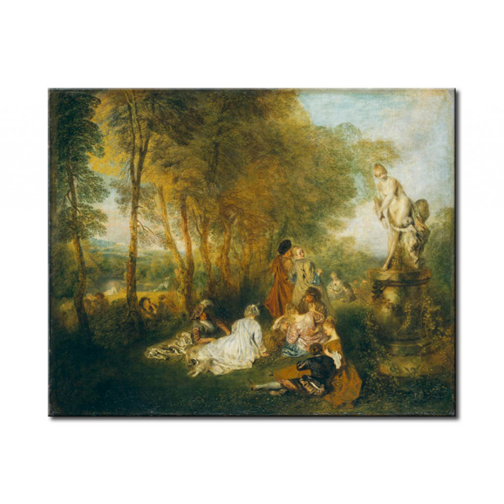 Schilderij  Antoine Watteau: Festival Of Love