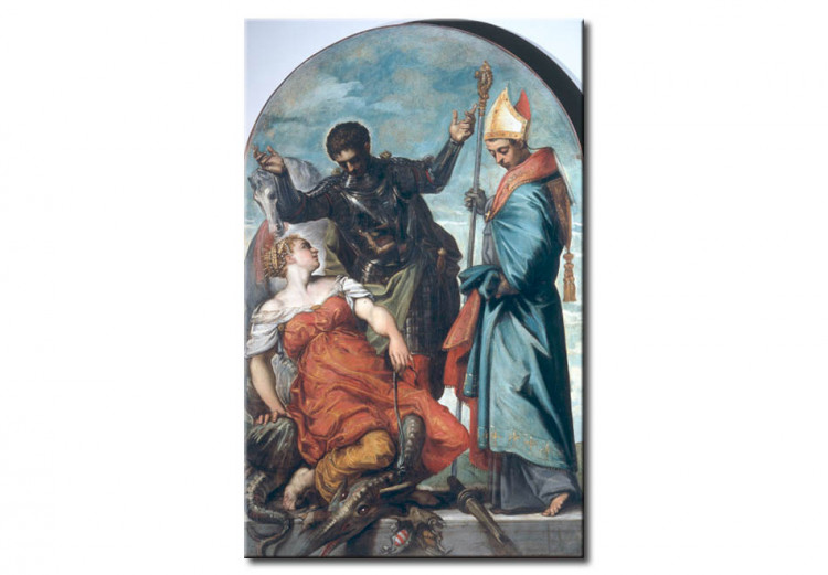 Reprodukcja obrazu Saint Louis (of Toulouse), Saint George and the Princess 112074