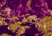 Quadro contemporaneo Purple Wave (1 Part) Narrow 114974 additionalThumb 5
