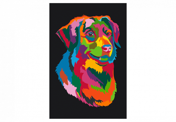  Dibujo para pintar con números Colourful Dog 117574 additionalImage 7