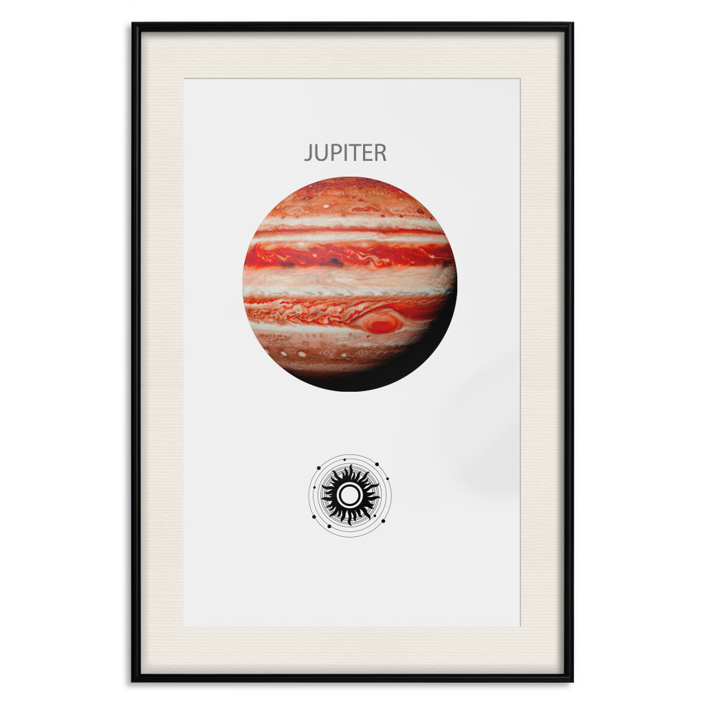 Muur Posters Jupiter, The Gas Giant II - Planet Surrounded By Clouds