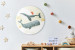 Tableau rond Watercolor Whales - Colorful Underwater Animals 148674 additionalThumb 2