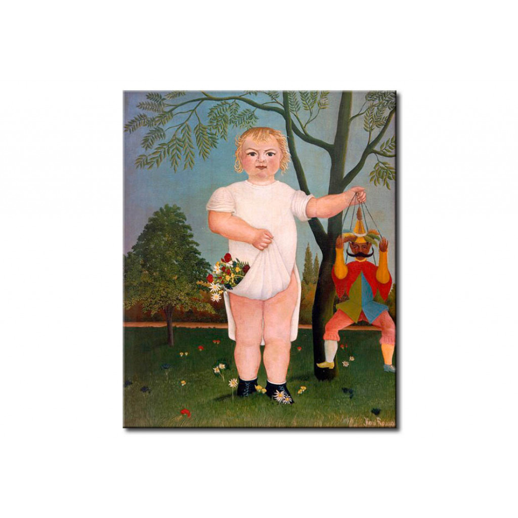 Schilderij  Henri Rousseau: Pour Fêter Le Bébé