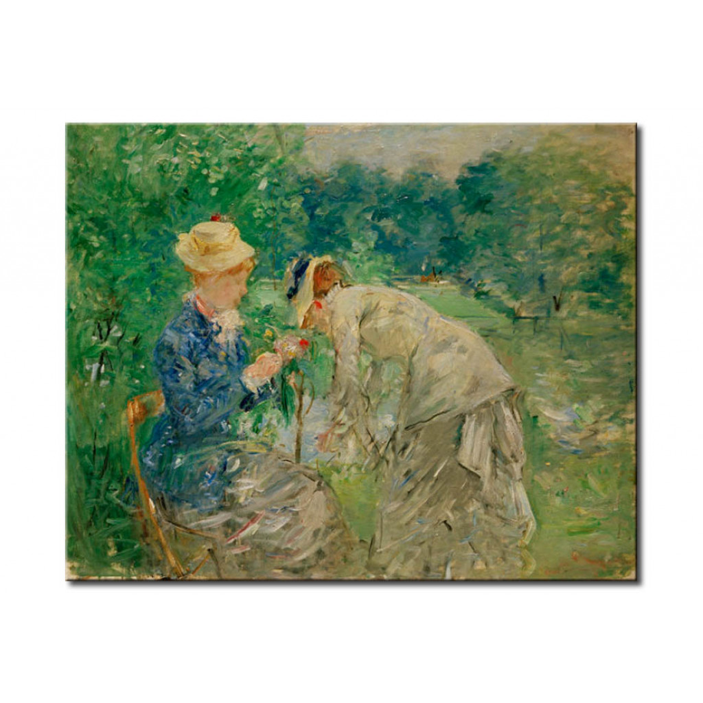 Schilderij  Berthe Morisot: Dans Le Bois De Boulogne