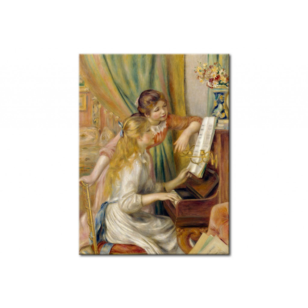 Schilderij  Pierre-Auguste Renoir: Jeunes Filles Au Piano
