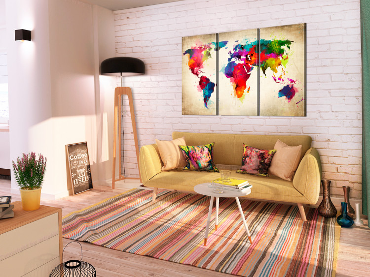 Canvas Rainbow Continents 55274 additionalImage 3
