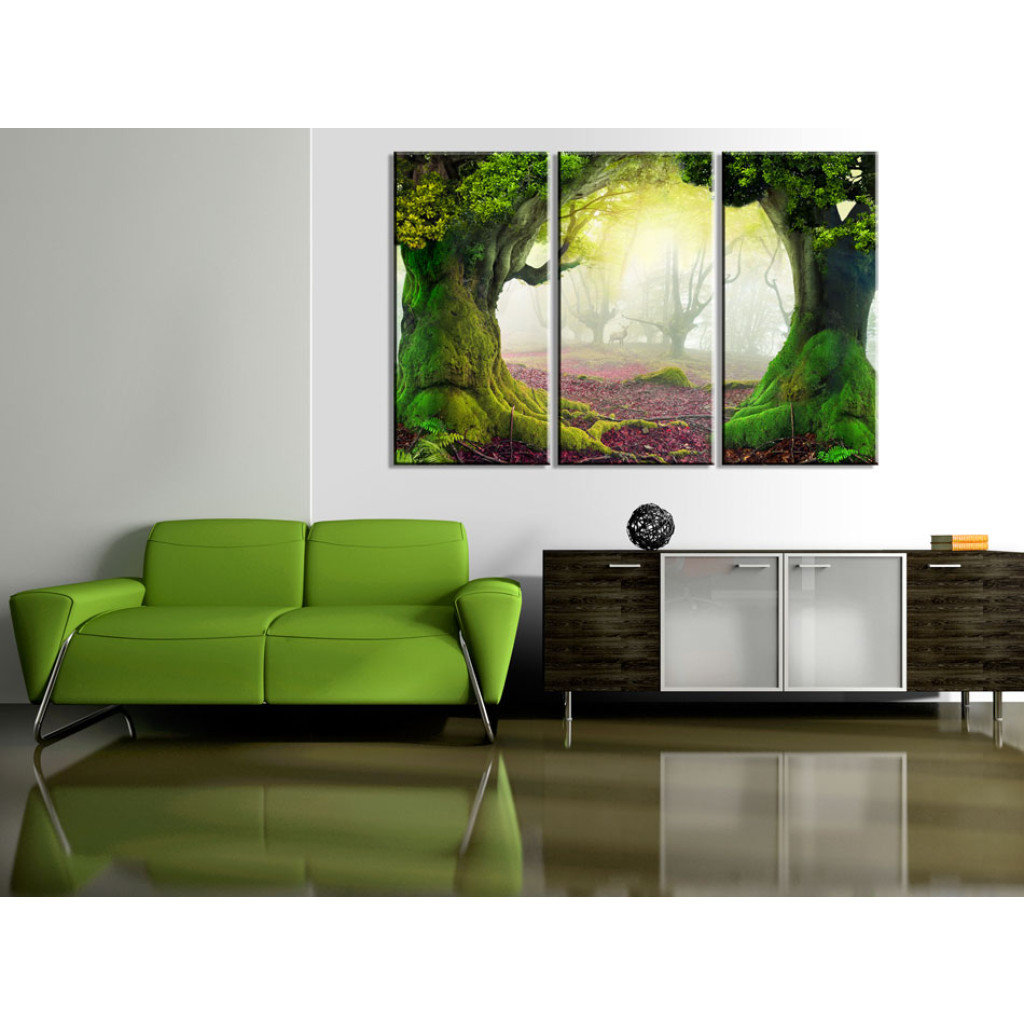 Quadro Mysterious Forest - Triptych