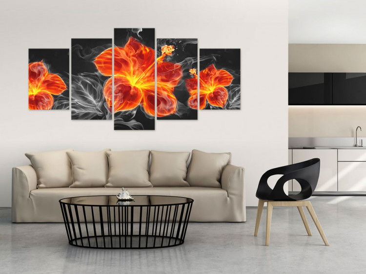 Canvas Art Print Fire Lily 61974 additionalImage 3