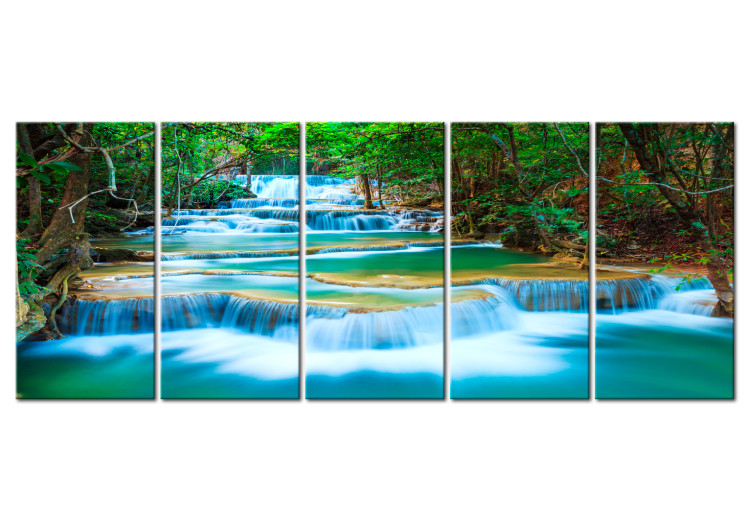 Quadro su tela Sapphire Waterfalls I