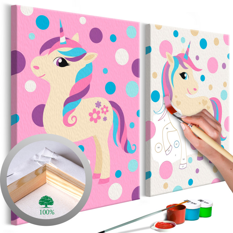 Set de arte para niños Unicornios (colores pastel) 107284