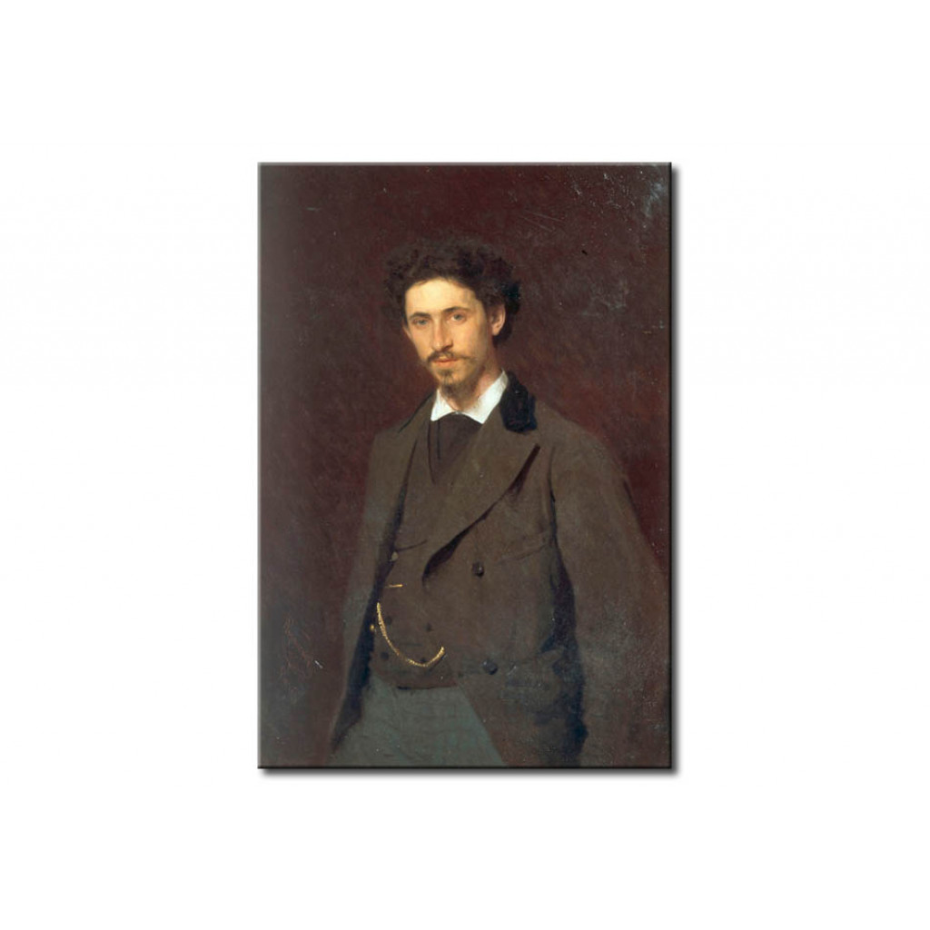 Schilderij  Ilja Repin: Portrait Of Ilya Repin