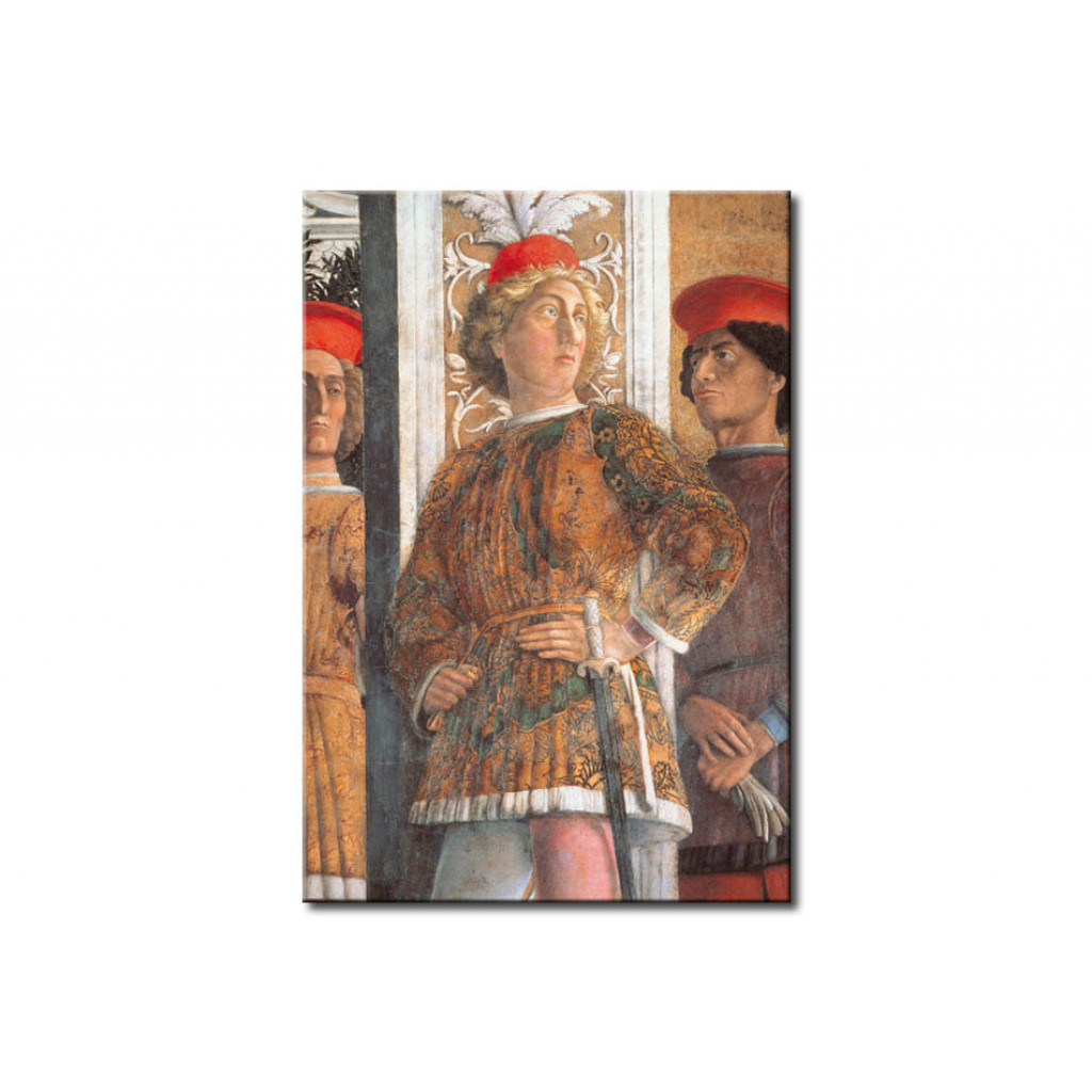 Reprodukcja Obrazu Ludovico III Gonzaga With Family And Court